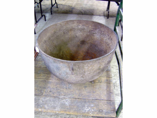 Appraisal: LARGE IRON POT