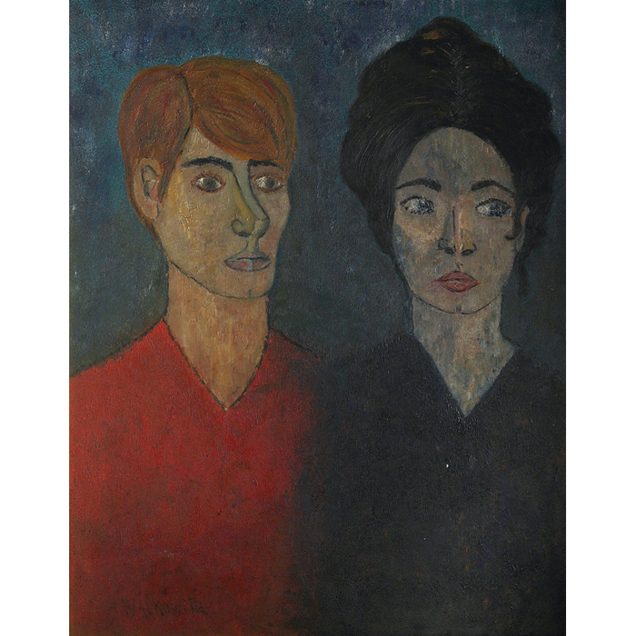 Appraisal: Abraham Walkowitz American - attribution Portrait of a Couple oil