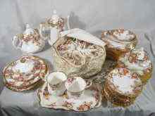 Appraisal: A comprehensive china tea and coffee set Lenora pattern by