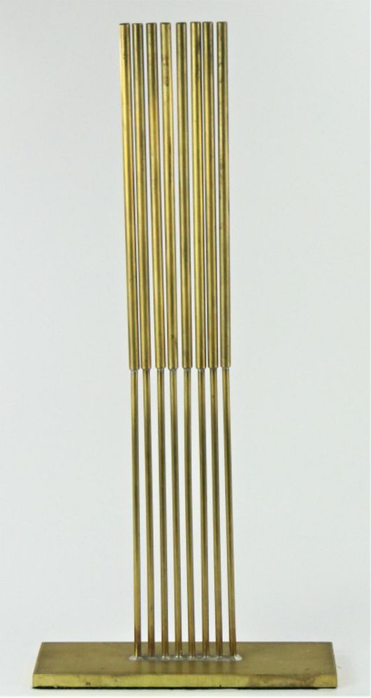 Appraisal: VINTAGE KINETIC BRASS SOUND RESONANCE SCULPTURE Vintage kinetic sound resonance