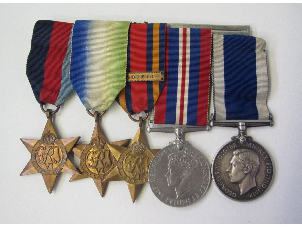 Appraisal: Group of two medals and three stars including a Royal