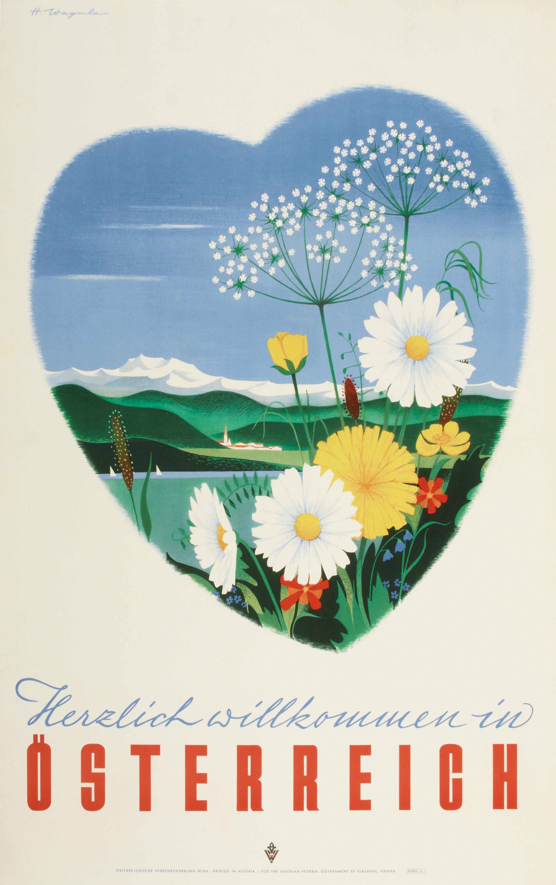 Appraisal: Hans Wagula Austrian - sterreich Offset lithographic poster in colors