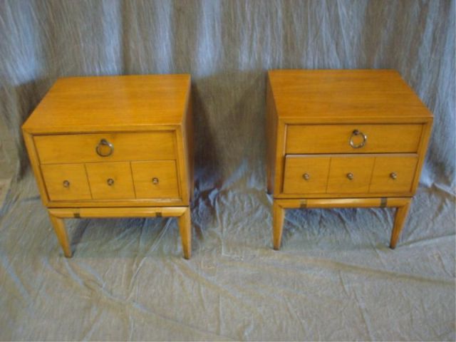 Appraisal: Pair of Midcentury End Tables From a Riverdale NY estate