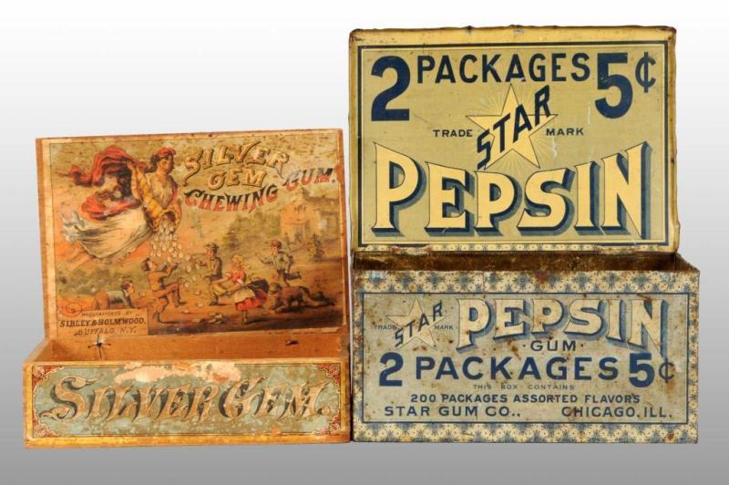 Appraisal: Lot of Gum Tins Description Includes one large Pepsin Gum