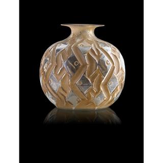 Appraisal: LALIQUE Penthi vre vase clear glass LALIQUE Penthi vre vase