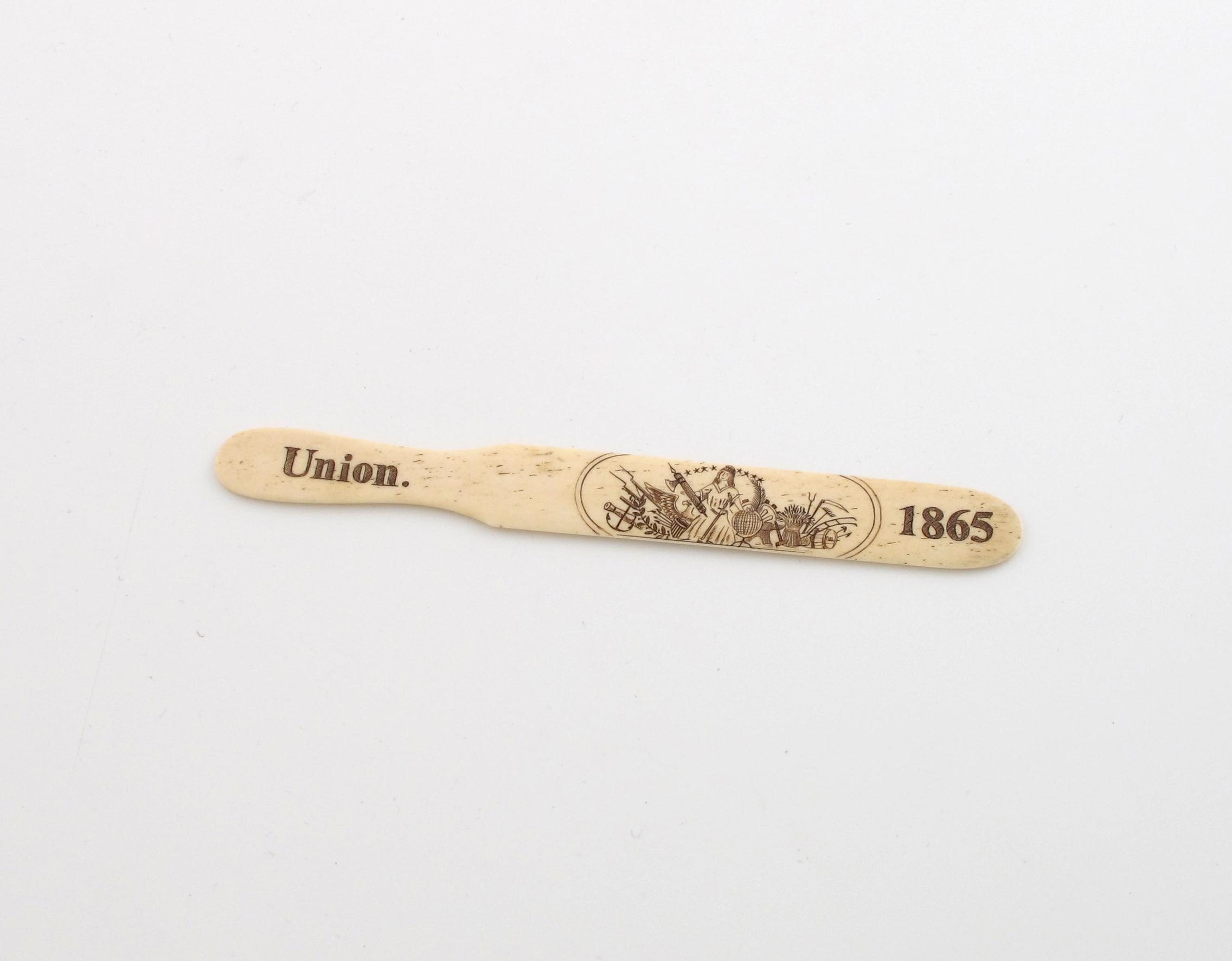 Appraisal: An American bone letter knife