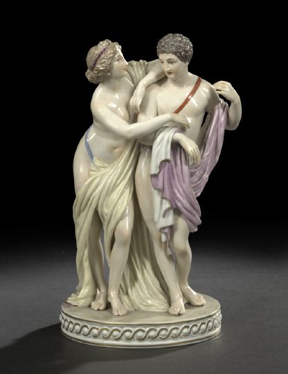 Appraisal: Imperial and Royal Vienna Porcelain Manufactory Figure Group of Cupid