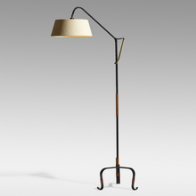 Appraisal: In the manner of Jacques Adnet FLOOR LAMP c enameled