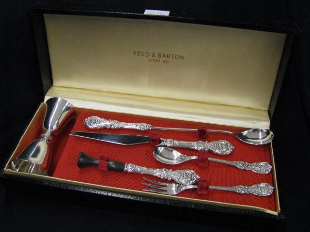 Appraisal: pc Reed Barton Francis I Sterling Silver Bar Set in