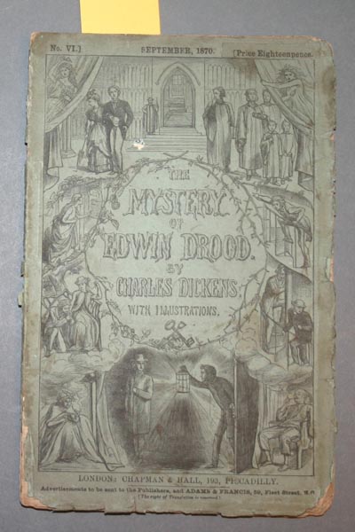 Appraisal: Dickens Charles The Mystery Of Edwin Drood Parts Lon Chapman