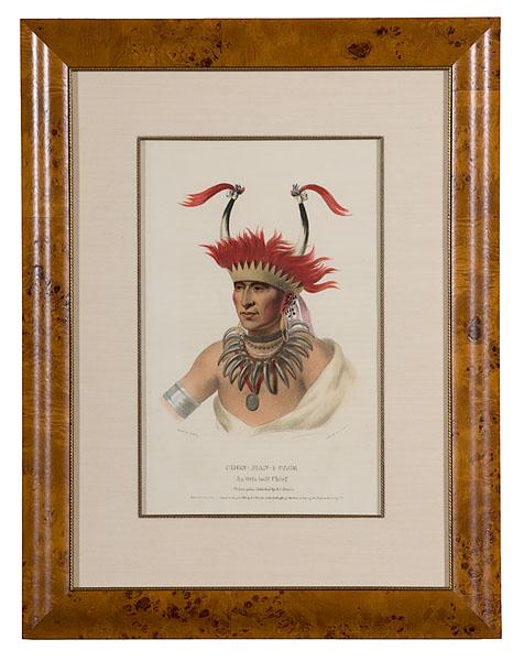 Appraisal: MCKENNEY HALL CHON-MAN-I-CASE An Otto Half Chief lithographed by Lehman