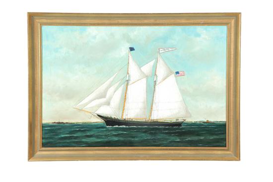 Appraisal: SHIP PORTRAIT OCEANUS BY WILLIAM P STUBBS AMERICAN - Oil