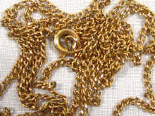 Appraisal: A carat gold chain approx cm long weight approx grams