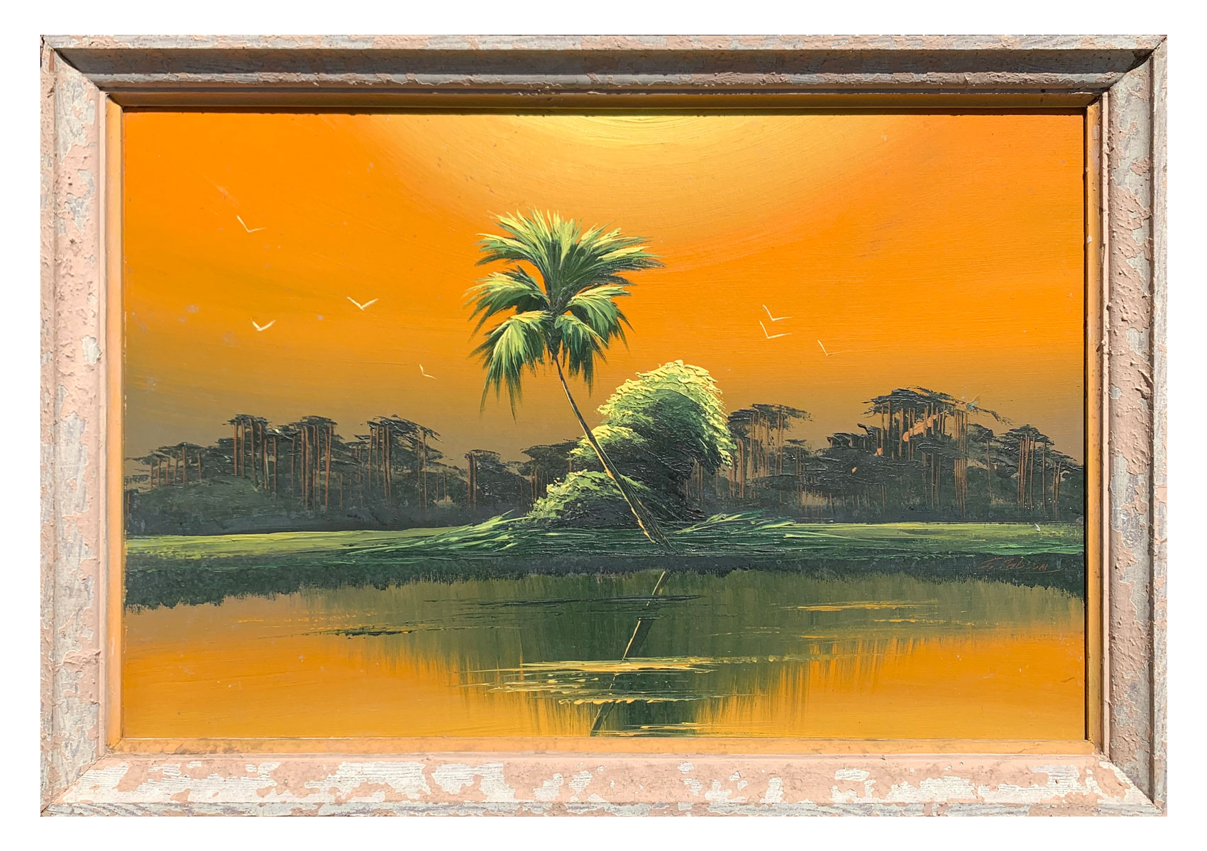 Appraisal: GIBSON James American - Orange sky FL Highwaymen St Johns