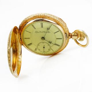 Appraisal: Antique Elgin Natl Watch Co Karat Rose Gold Pocket Watch