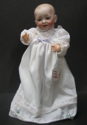 Appraisal: A J D KESTNER BISQUE HEAD BABY DOLL in incised