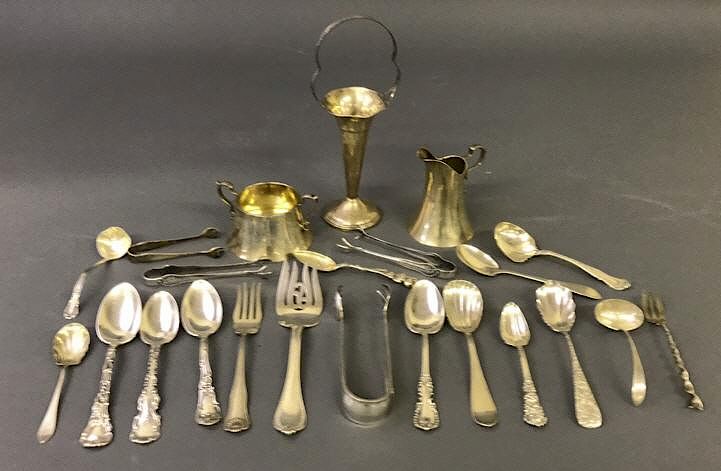 Appraisal: Sterling Silver Tableware Sterling silver tableware various makers and patterns