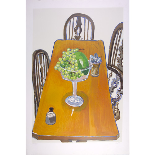 Appraisal: Alice Neel American - Still Life with Table and Chairs