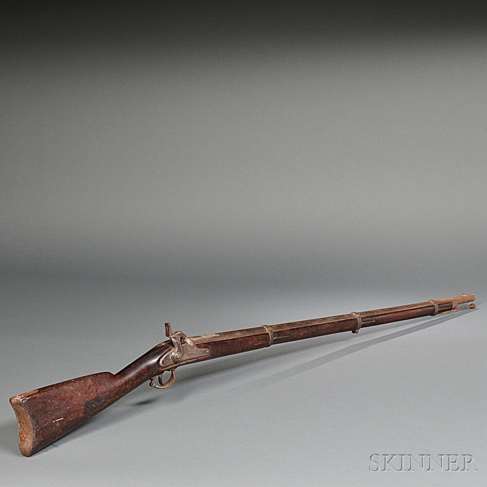 Appraisal: U S Model Springfield Rifle Musket c walnut stock steel