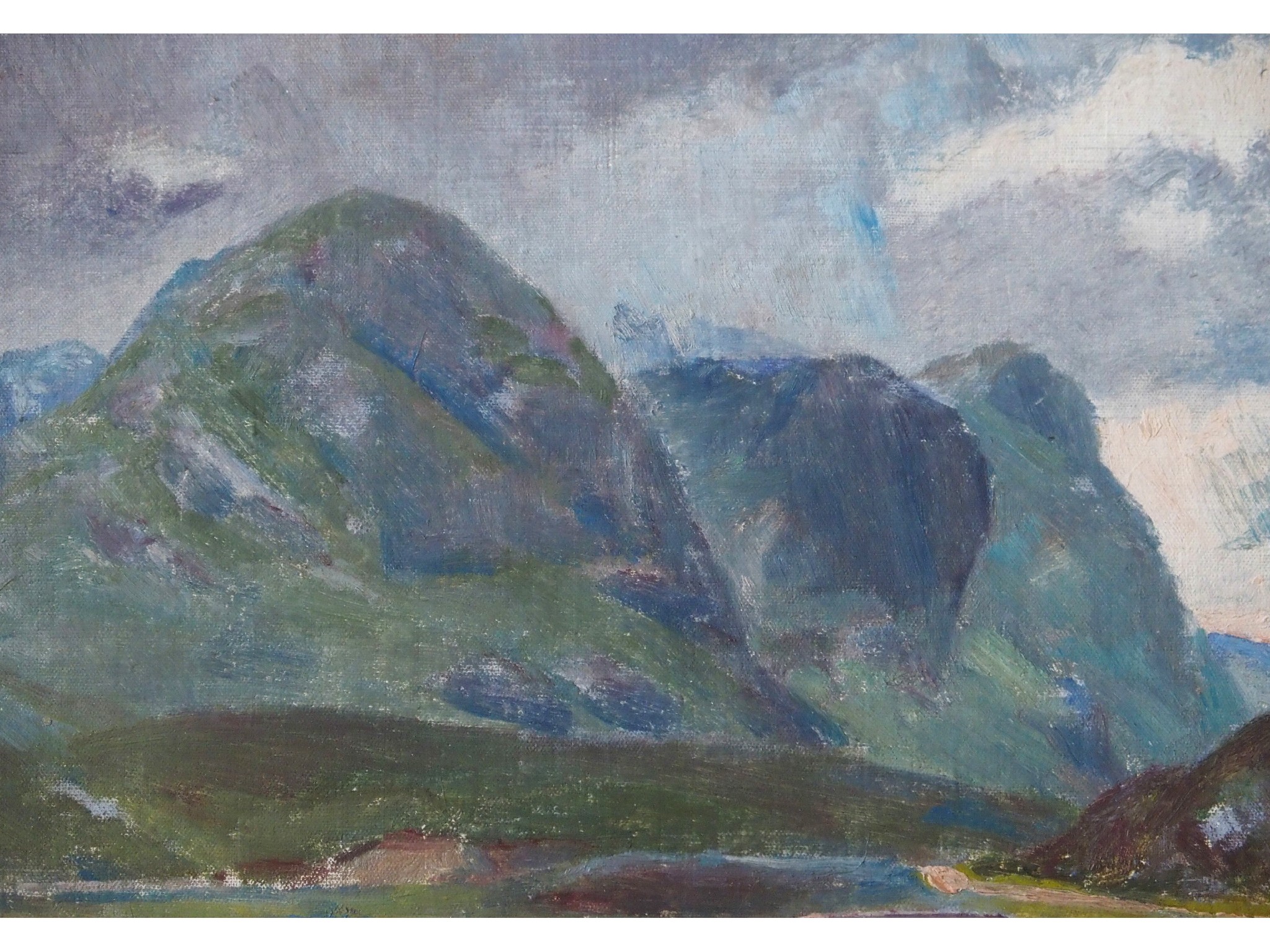 Appraisal: WILLIAM MERVYN GLASS RSA PSSA Scottish - GLENCOEOil on board