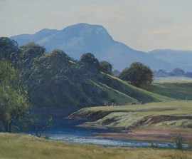 Appraisal: Leonard Long born Afternoon Light Kangaroo Valley oil on board