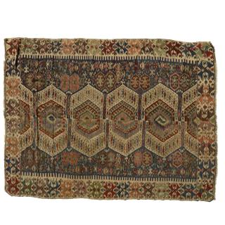 Appraisal: Caucasian flat weave carpet Caucasian flat weave carpet First half