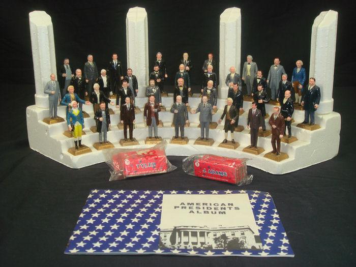 Appraisal: Marx Presidents set plastic president figures all in good condition