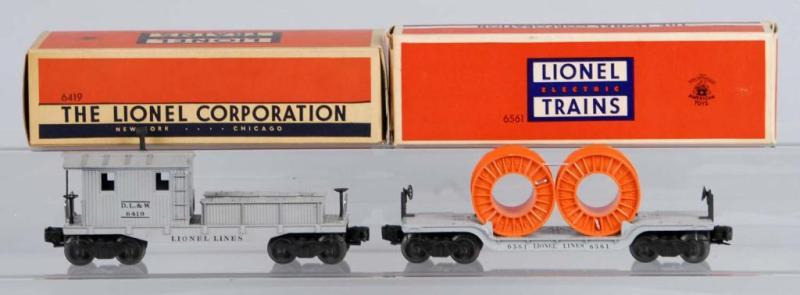 Appraisal: Lot of Lionel O-Gauge Freight Cars Description American Post-war Includes