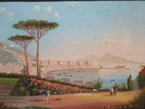 Appraisal: Italian School th century- View of the Bay of Naples