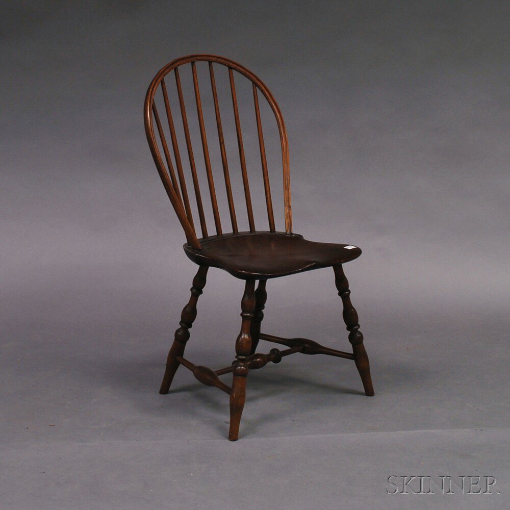 Appraisal: Bow-back Windsor Side Chair possibly Rhode Island late th century