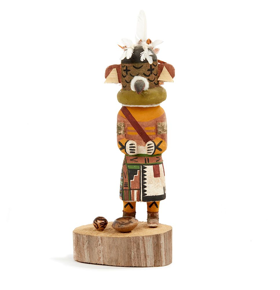 Appraisal: Hopi Roadrunner Kachina Hospoa Hopi Roadrunner Kachina Hospoa by unknown