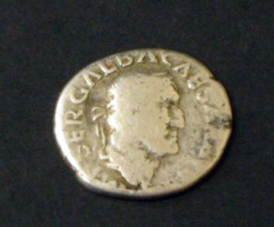 Appraisal: A GALBA DENARIUS with Salus on reverse