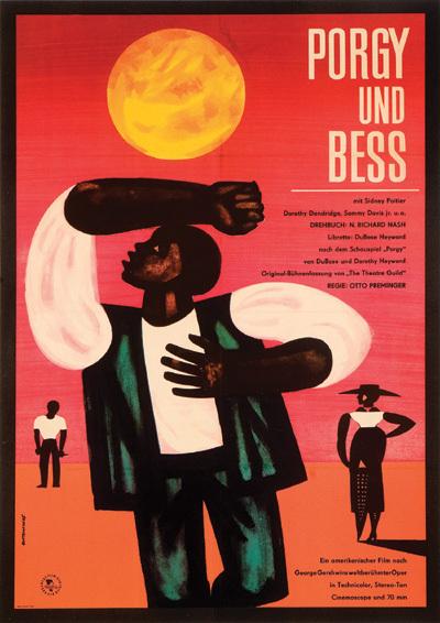 Appraisal: GOTTSMANN PORGY UND BESS offset lithograph in colours condition B