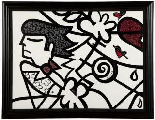 Appraisal: Romero Britto ''The Break-up Part '' from the ''Black White''