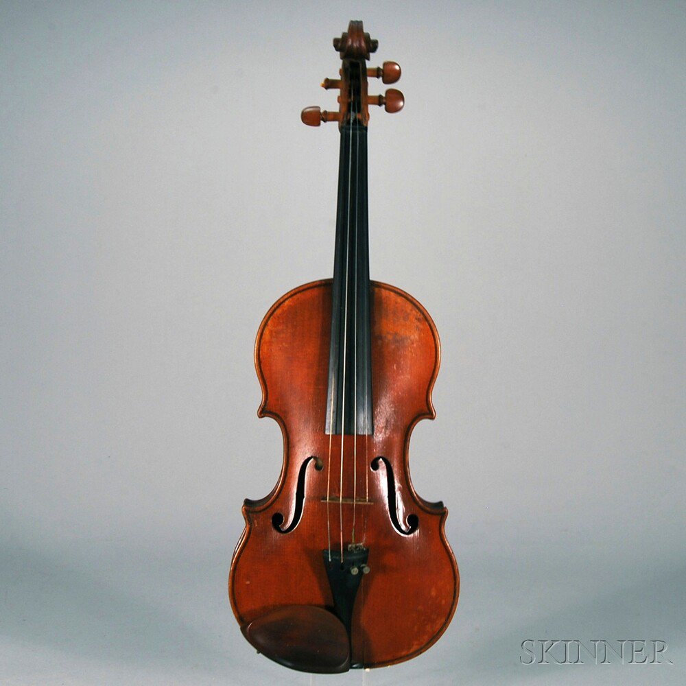 Appraisal: German Violin labeled JOANNES BAPTISTA MARTINELLI REPRODUCTION OF GENARO GAGLIANO