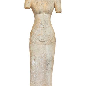 Appraisal: A Khmer Style Stone Torso of a Deity TH CENTURY