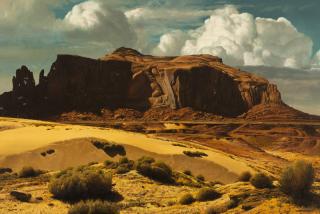 Appraisal: James A Fetherolf ''Sand Dunes Monument Valley'' desert landscape signed