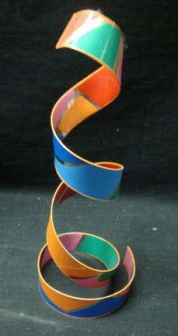 Appraisal: GILLESPIE Dorothy -D Spiral Polychrome Spiral Signed on base Size