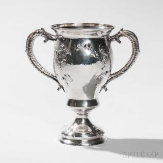 Appraisal: Gorham Sterling Silver Two-handled Vase Providence c order number A