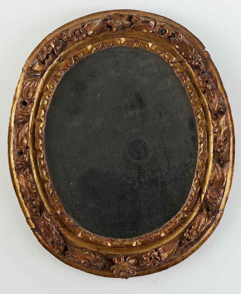 Appraisal: Grp Early Mirrors with Gilt Frames Spanish Colonial Group of