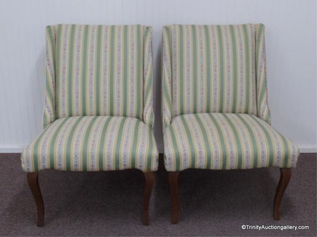 Appraisal: Upholstered Ladies Parlor or Dressing Chairs This is for a