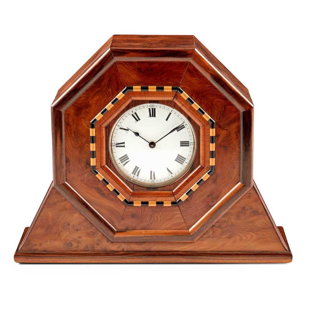 Appraisal: HARRY DAVOLL - ATTRIBUTED MAKER COTSWOLD SCHOOL MANTEL CLOCK CIRCA