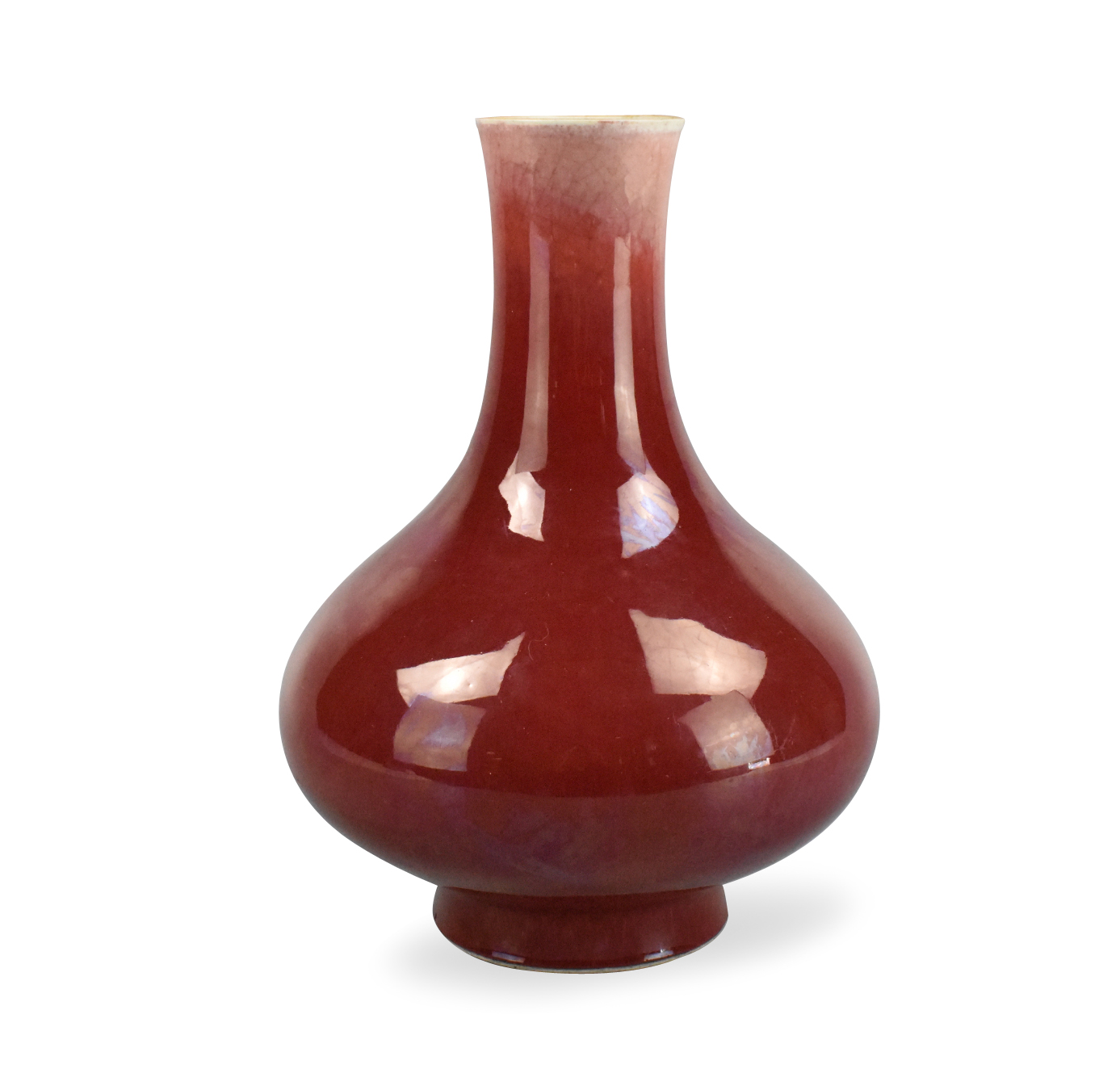 Appraisal: A Chinese Oxblood glazed vase dating from the th century