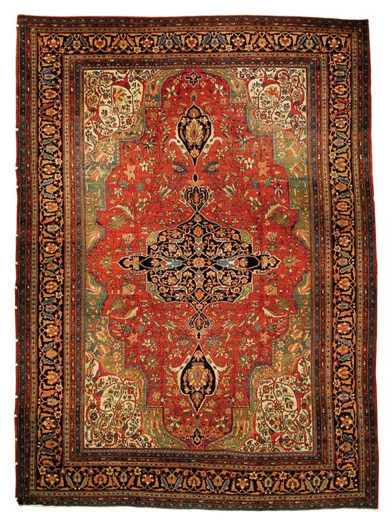 Appraisal: SAROUK FERRAGHAN CARPET Persia circa feet x feet inches Condition