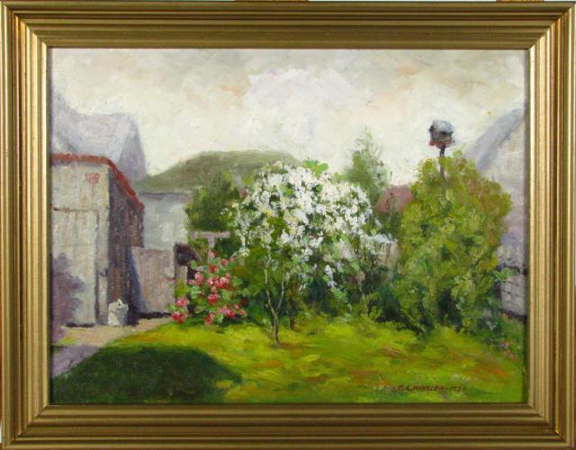 Appraisal: Edward Lee Winslow Indiana - x Oil on Board Signed