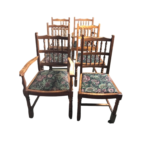 Appraisal: Set of Dinner Table Chairs including carvers