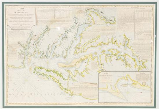 Appraisal: Chesapeake Bay De Sartine after Anthony Smith Carte De La