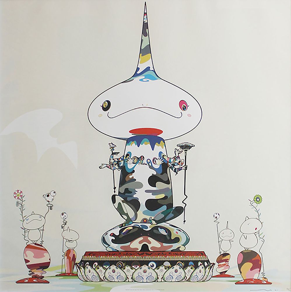 Appraisal: Takashi Murakami Reverse Double Helix Mega Power Offset-lithograph on wove