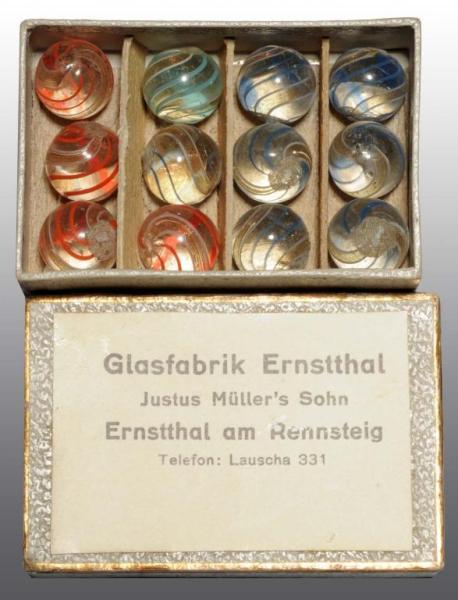 Appraisal: Lot of Lutz Marbles Description German Includes original Muller Son