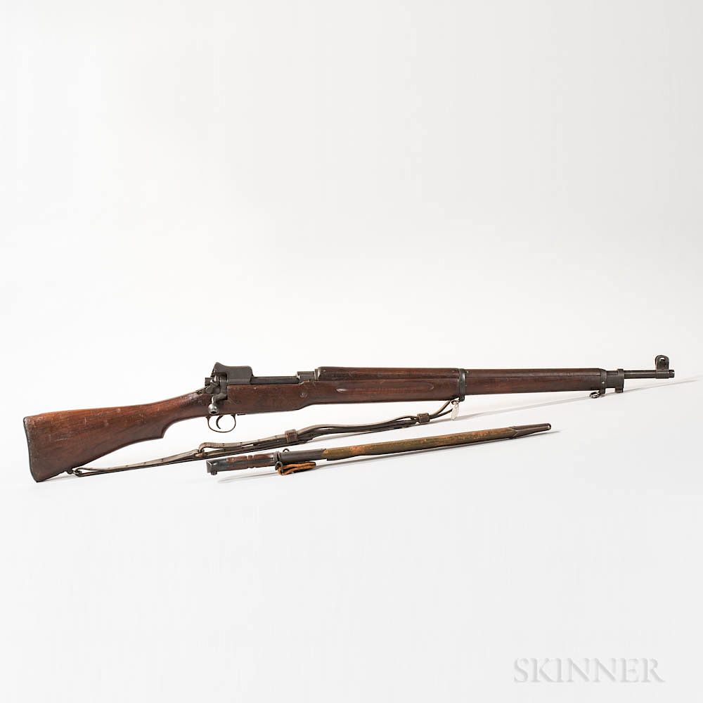 Appraisal: Winchester U S Model Bolt-action Rifle with Bayonet Winchester U